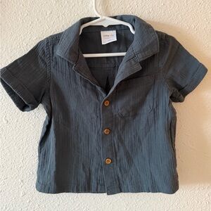 Little Co. Organic Cotton Button Shirt